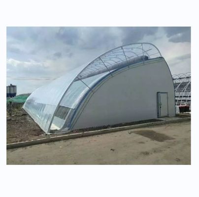 Längen 50-120 m Doppelisolierter kommerzieller Solargewächshaus für Winter- und Kältegebiete