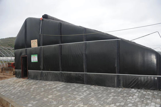 Zeichnung Solar-Treibhaus-Kit 4-6M Höhe mit galvanisiertem Stahlrahmen
