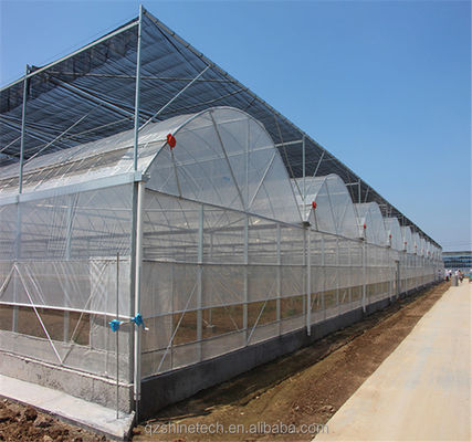 150/200 Mikroabdeckungs-PE-Multi-Span-Film-Gewächshaus für Tomatenanbau in der Landwirtschaft