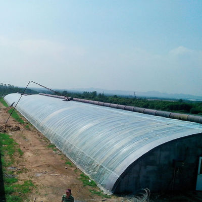 Solar Winter Gewächshäuser Warmes landwirtschaftliches Gewächshaus mit galvanisiertem Stahlrahmen