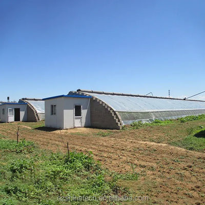 Solar Winter Gewächshäuser Warmes landwirtschaftliches Gewächshaus mit galvanisiertem Stahlrahmen