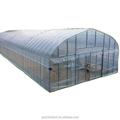 Hohe Tunnel-Film-Tomaten-Gewächshaus mit Schattennetz Einzelschicht 10-100m Länge