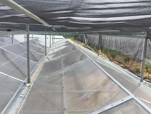4m Buchtbreite Mehrfachspannung Gewächshaus Landwirtschaftliches Deckmaterial Superstarke Widerstandsfähigkeit