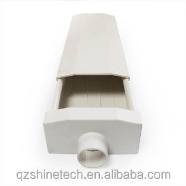Hydroponisches Anbausystem 100*50mm NFT PVC-Rohr Vertikale Landwirtschaft mit weißem Zubehör