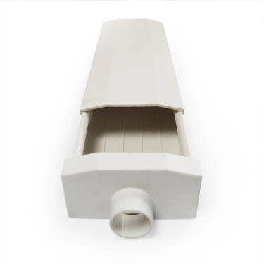 Bereitgestellte Videoinspektion 100*50mm PVC-Pflanzschlucht für kundenspezifische NFT-Hydroponik