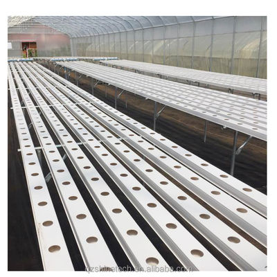Bereitgestellte Videoinspektion 100*50mm PVC-Pflanzschlucht für kundenspezifische NFT-Hydroponik